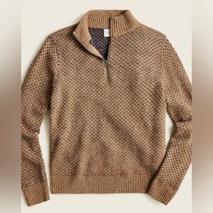 J.Crew Rugged merino wool bird's-eye half-zip sweater
Men’s Medium